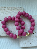 Diosa Bracelets - Dusty Rose