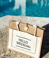 Hello Weekend Tote