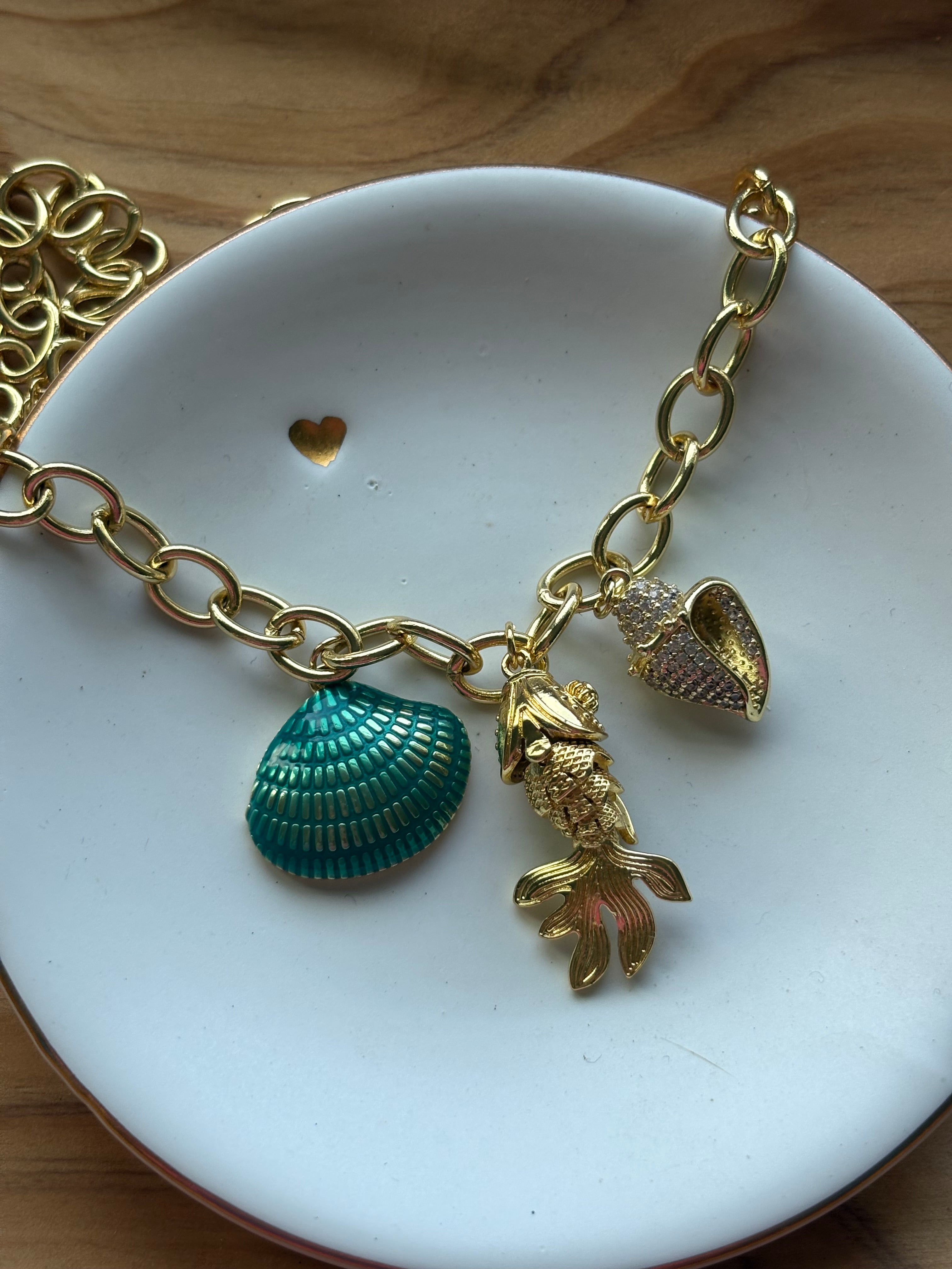 Ocean Treasure Charm Necklace